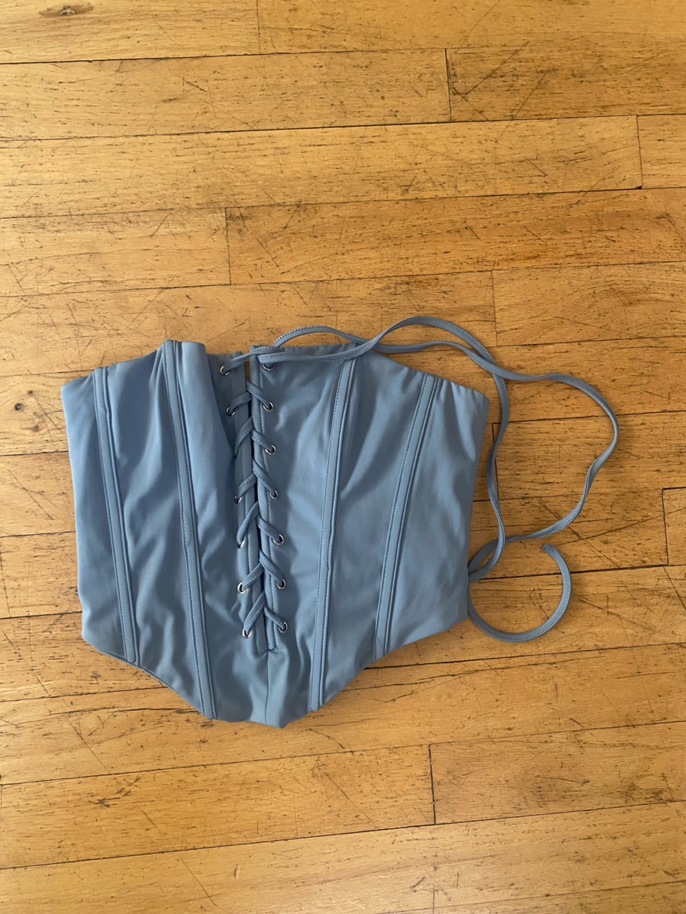 Edikted blue size small bustier. NWT